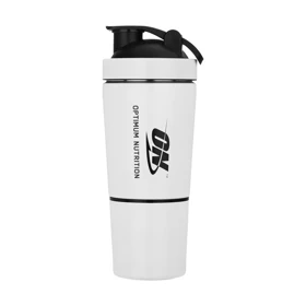 شیکر استیل دو تیکه ورزشی اوپتیموم نوتریشن مدل ON ظرفیت 0.6 لیتر