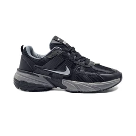 کفش و کتانی مردانه و زنانه مدل نایک NIKE V2K رنگ مشکی طوسی