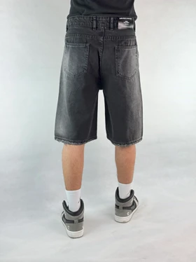 شلوارک مردانه ذغالی زاپ‌دار 115