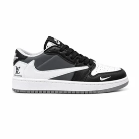 کفش و کتانی زنانه و دخترانه مدل نایک ترویس NIKE TRAVIS رنگ مشکی طوسی کد 30279