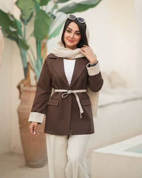 کت زنانه جنس پرادا کجراه قد 75