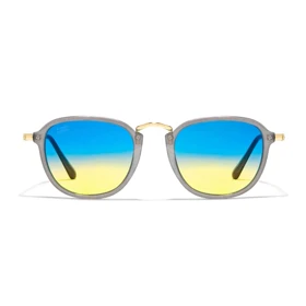 عینک آفتابی دی فرانکلین مدل D.franklin ROLLER SQ / MILKY BLUE GREY - GRAD BLUE
