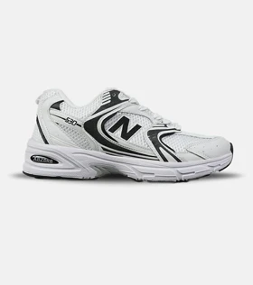 کفش کتانی مردانه و زنانه سفید مشکی NEW BALANCE 530 مدل 7817