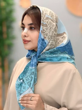 3265-روسری ابریشم وارداتی