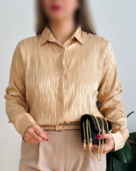 شومیز ساتن ژاکارد 1