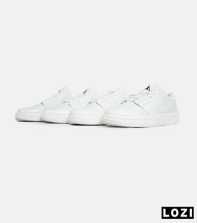 کفش کتانی مردانه سفید ورنی نایک NIKE jordan 1