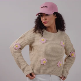 بافت گل برجسته