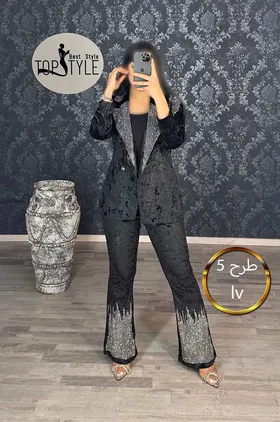 ست کت و شلوار مخمل : 8547