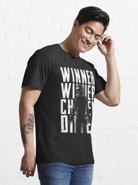 تیشرت بازی Pubg | تیشرت پابجی طرح PUBG - Winner Winner Chicken Dinner پابجی کد 160024