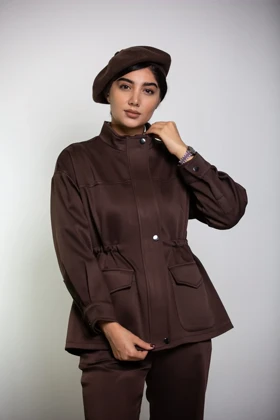 بارانی کجراه زیپ‌دار