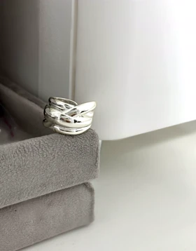 انگشتر کروم ساده زنانه 868