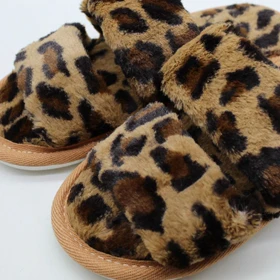 دمپایی حوله ای نیکتا مدل 4-12000 پلنگی