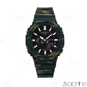 ساعت جی شاک GMA-S2100 زنانه سبز چریکی 106404