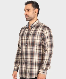 پیراهن مردانه پشمی چهارخانه 0151