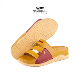 صندل زنانه چرم طبی کد 1005004