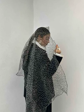 شال حریر طرحدار
