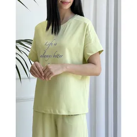 ست تیشرت و شلوار ساحل