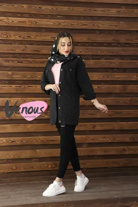 کت جین Defacto ذغالی تیره