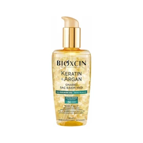 روغن مراقبت از موی ترمیمکننده بیوکسین حاوی کراتین و آرگان Bioxcin Keratin & Argan Repairing Hair Care Oil