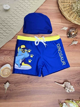 مایو و کلاه شنای پسرانه