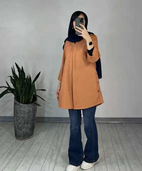 مانتو دکمه دار یکتا 1