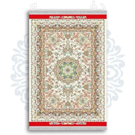 فرشینه از جنس پارچه هازان مخمل ترک طرح سنتی و مدرن برند دفه کد DDSS105