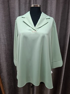 شومیز یقه انگلیسی سایزبزرگ