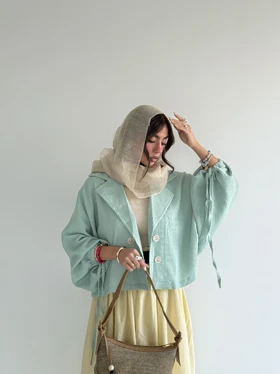 کت آستین کیمانو