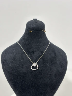 گردنبند نقره قلبی زنانه 993