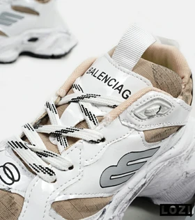 کفش کتانی سفید کرم BALENCIAGA