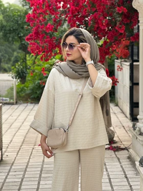 ست مانتو شلوار دلین