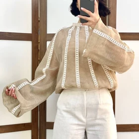 شومیز حریر شیفون