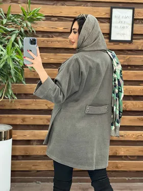پالتو فوتر دکمه پرچی