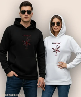 هودی مردانه و زنانه طرح گروه لینکین پارک کد 972