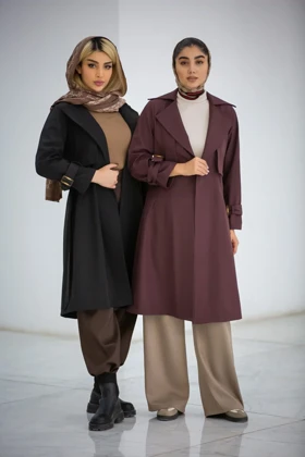 بارانی سانتانا ژیله دار پشت پیلی