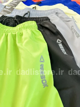 شورتک ورزشی بغل گتر دار پارچه آیرو ریباک Reebok