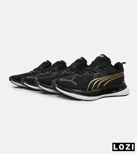کفش کتانی ورزشی مشکی طلایی مردانه و زنانه PUMA