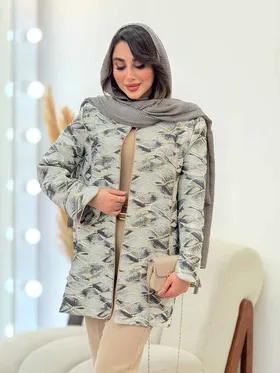 مانتو ژاکارد مغزی دوزی