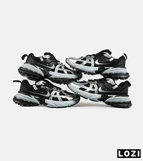 کفش کتانی مردانه و زنانه مشکی طوسی Nike cushlon مدل 7282