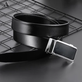 کمربند چرمی ریلی Leather Ratchet Belt BL100 (مشکی)