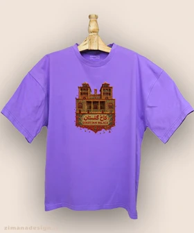 تیشرت لش مردانه و زنانه طرح کاخ گلستان تلفیق با هنر فرش ایرانی