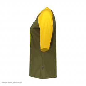 تیشرت آستین کوتاه زنانه پپا مدل Queen Bee رنگ سبز زیتونی