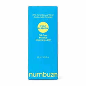 پاککننده میسلار بدون روغن نامبوزین (Numbuzin Zero Blemish Oil-Free Micellar Cleansing Jelly) با حجم 200 میل