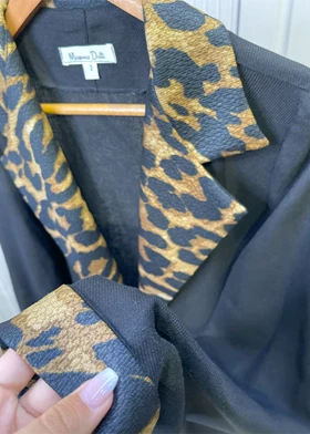 کت یقه پلنگی