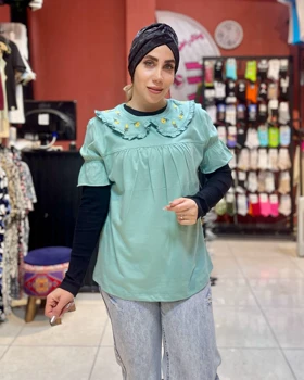 تی‌شرت گلدوزی