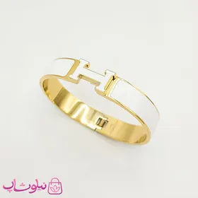 دستبند زنانه هرمس رنگ سفید