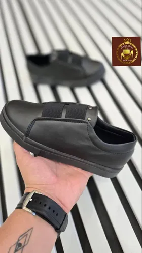 کتانی ونس زنانه دخترانه دکمه‌ای کشی