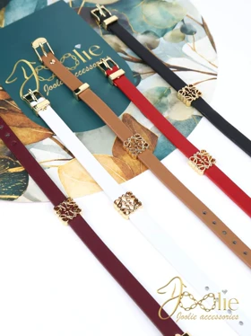 دستبند زنانه چرمی LOEWE کد B2266
