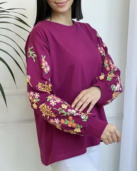 بلوز آستین گل‌دار 7