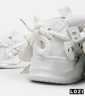 کفش کتانی مردانه و زنانه سفید CIRCA LOPEZ sneakers